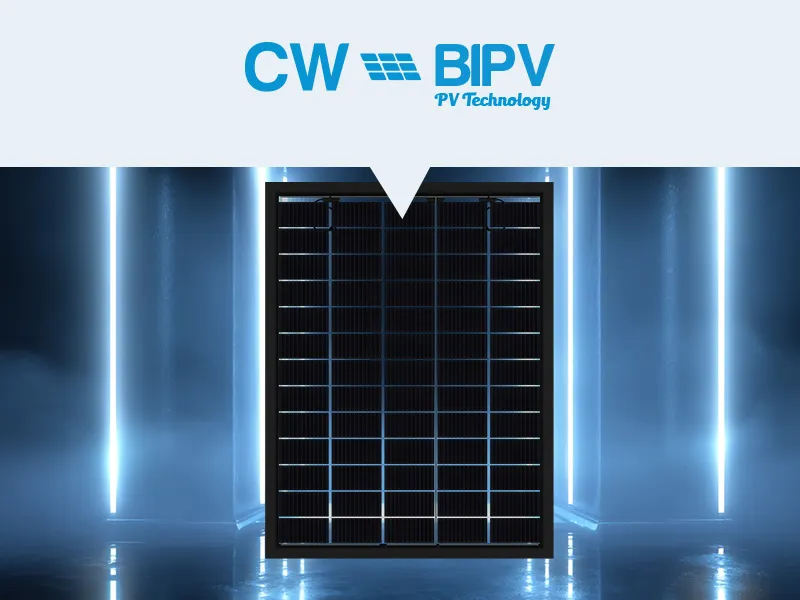 BIPV — CW Enerji sistem çözümü